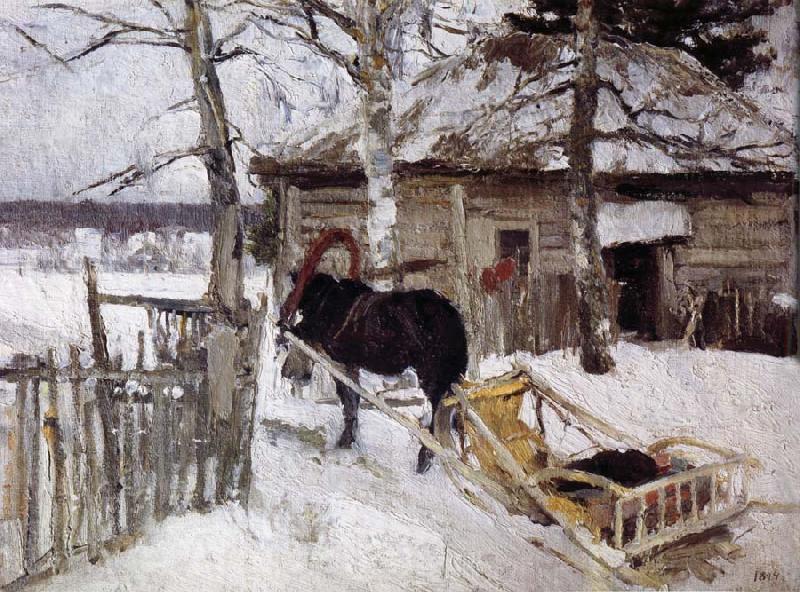 Konstantin Korovin Winter France oil painting art
